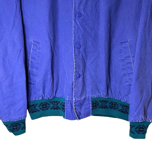 VTG WRANGLER BRUSH POPPER Rare Western Bomber Jacket - Picture 9 of 16